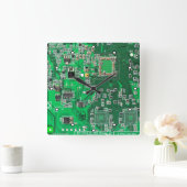 Printed Circuit Assembly PCB Green Circuit Board Vierkante Klok (Huis)