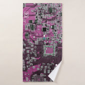 Printed Circuit Assembly PCB Paarse Circuit Board Badhanddoek (Badhanddoek)
