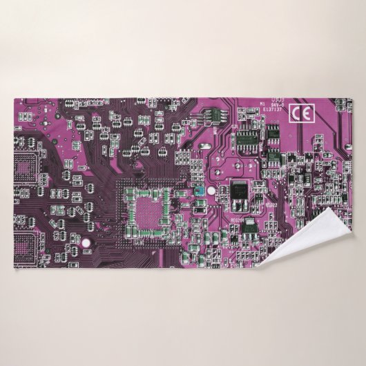 Printed Circuit Assembly PCB Paarse Circuit Board Badhanddoek (Badhanddoek)