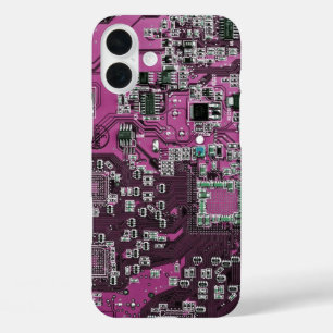 Printed Circuit Assembly PCB Paarse Circuit Board iPhone 16 Plus Hoesje