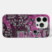 Printed Circuit Assembly PCB Paarse Circuit Board Case-Mate iPhone Case (Achterkant (horizontaal))
