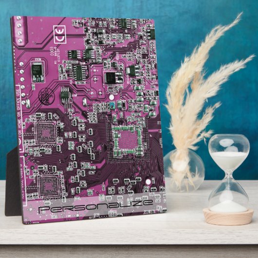 Printed Circuit Assembly PCB Paarse Circuit Board Fotoplaat (Zijkant)