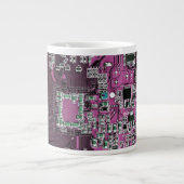 Printed Circuit Assembly PCB Paarse Circuit Board Grote Koffiekop (Voorkant)