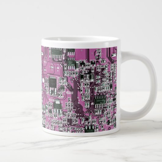 Printed Circuit Assembly PCB Paarse Circuit Board Grote Koffiekop (Rechts)