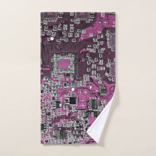 Printed Circuit Assembly PCB Paarse Circuit Board Handdoek (Handdoek)