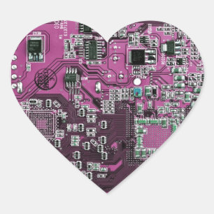 Printed Circuit Assembly PCB Paarse Circuit Board Hart Sticker