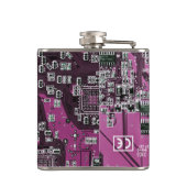 Printed Circuit Assembly PCB Paarse Circuit Board Heupfles (Achterkant)