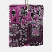 Printed Circuit Assembly PCB Paarse Circuit Board Keramisch Ornament (Rechts)