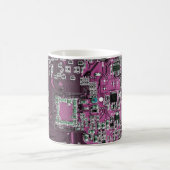 Printed Circuit Assembly PCB Paarse Circuit Board Koffiemok (Center)