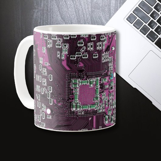 Printed Circuit Assembly PCB Paarse Circuit Board Koffiemok
