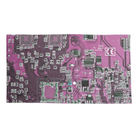 Printed Circuit Assembly PCB Paarse Circuit Board Kussensloop (Achterkant)