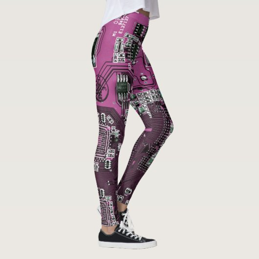 Printed Circuit Assembly PCB Paarse Circuit Board Leggings (Rechts)