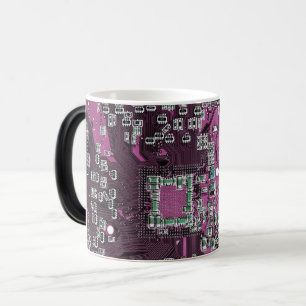Printed Circuit Assembly PCB Paarse Circuit Board Magische Mok