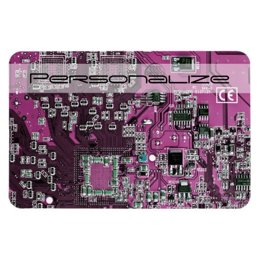Printed Circuit Assembly PCB Paarse Circuit Board Magneet (Horizontaal)