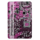 Printed Circuit Assembly PCB Paarse Circuit Board Magneet (Verticaal)