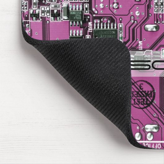 Printed Circuit Assembly PCB Paarse Circuit Board Muismat (Hoek)