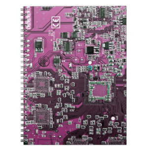 Printed Circuit Assembly PCB Paarse Circuit Board Notitieboek