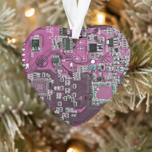 Printed Circuit Assembly PCB Paarse Circuit Board Ornament (Boom)