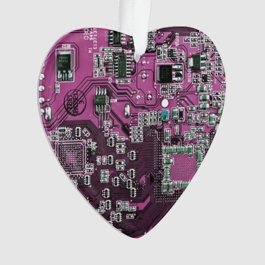 Printed Circuit Assembly PCB Paarse Circuit Board Ornament (voorkant)