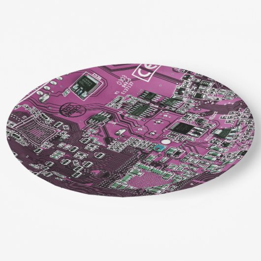 Printed Circuit Assembly PCB Paarse Circuit Board Papieren Bordje (Gekanteld)
