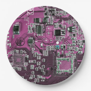 Printed Circuit Assembly PCB Paarse Circuit Board Papieren Bordje