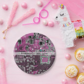 Printed Circuit Assembly PCB Paarse Circuit Board Papieren Bordje (Feest)