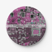 Printed Circuit Assembly PCB Paarse Circuit Board Papieren Bordje (Voorkant)