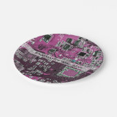 Printed Circuit Assembly PCB Paarse Circuit Board Papieren Bordje (Gekanteld)