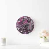 Printed Circuit Assembly PCB Paarse Circuit Board Ronde Klok (Huis)