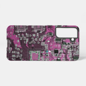 Printed Circuit Assembly PCB Paarse Circuit Board Samsung Galaxy Hoesje (Achterkant horizontaal)