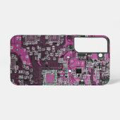 Printed Circuit Assembly PCB Paarse Circuit Board Samsung Galaxy Hoesje (Achterkant horizontaal)