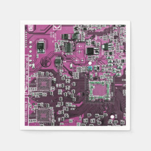 Printed Circuit Assembly PCB Paarse Circuit Board Servetten