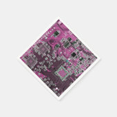 Printed Circuit Assembly PCB Paarse Circuit Board Servetten (Hoek)