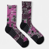 Printed Circuit Assembly PCB Paarse Circuit Board Sokken (Rechts)