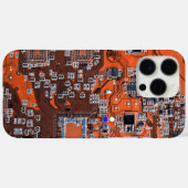 Printed Circuit Assembly PCB Sinaasappel Circuit B Case-Mate iPhone Case (Achterkant (horizontaal))