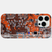 Printed Circuit Assembly PCB Sinaasappel Circuit B Case-Mate iPhone Case (Achterkant (horizontaal))
