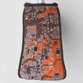 Printed Circuit Assembly PCB Sinaasappel Circuit B Golfheadcover (Draai 90)