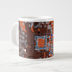 Printed Circuit Assembly PCB Sinaasappel Circuit B Grote Koffiekop
