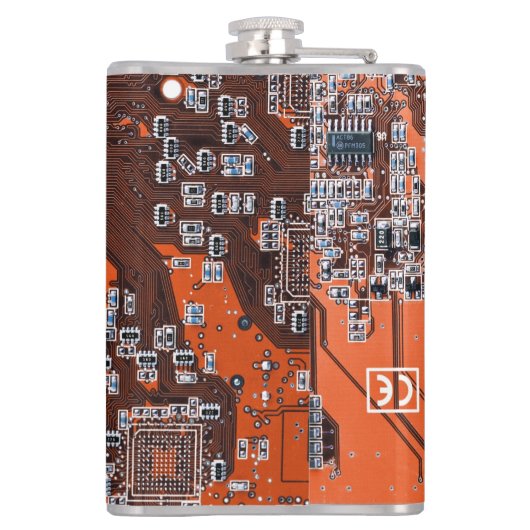 Printed Circuit Assembly PCB Sinaasappel Circuit B Heupfles (Achterkant)