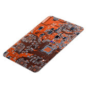 Printed Circuit Assembly PCB Sinaasappel Circuit B Magneet (Linkerzijde)