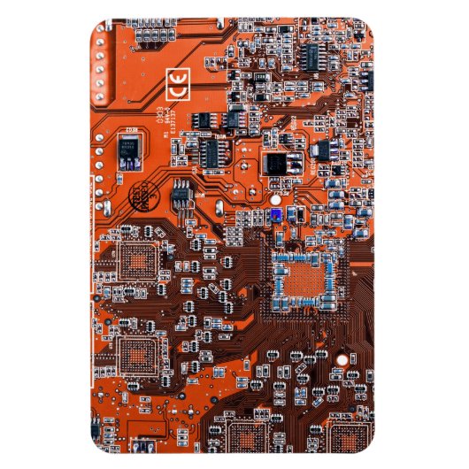 Printed Circuit Assembly PCB Sinaasappel Circuit B Magneet (Verticaal)