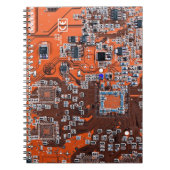 Printed Circuit Assembly PCB Sinaasappel Circuit B Notitieboek (Voorkant)