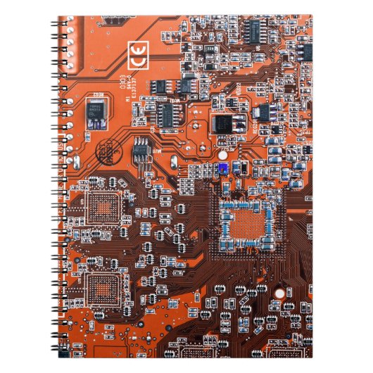Printed Circuit Assembly PCB Sinaasappel Circuit B Notitieboek (Voorkant)