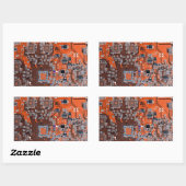 Printed Circuit Assembly PCB Sinaasappel Circuit B Rechthoekige Sticker (Vel)
