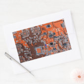 Printed Circuit Assembly PCB Sinaasappel Circuit B Rechthoekige Sticker (Envelop)