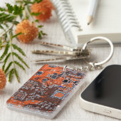 Printed Circuit Assembly PCB Sinaasappel Circuit B Sleutelhanger (Voorkant Rechts)