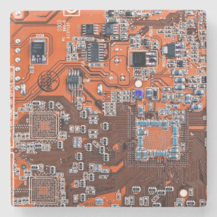 Printed Circuit Assembly PCB Sinaasappel Circuit B Stenen Onderzetter
