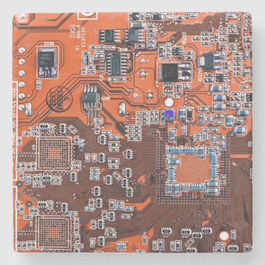 Printed Circuit Assembly PCB Sinaasappel Circuit B Stenen Onderzetter (Voorkant)