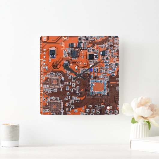 Printed Circuit Assembly PCB Sinaasappel Circuit B Vierkante Klok (Huis)