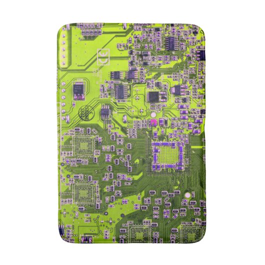 Printed Circuit Assembly PCB Yellow Circuit Board Badmat (Voorkant Verticaal)